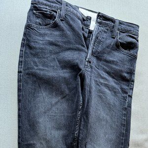 Mother Tomcat Jeans Ankle in Black